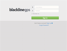 Tablet Screenshot of portal.blacklinegps.com